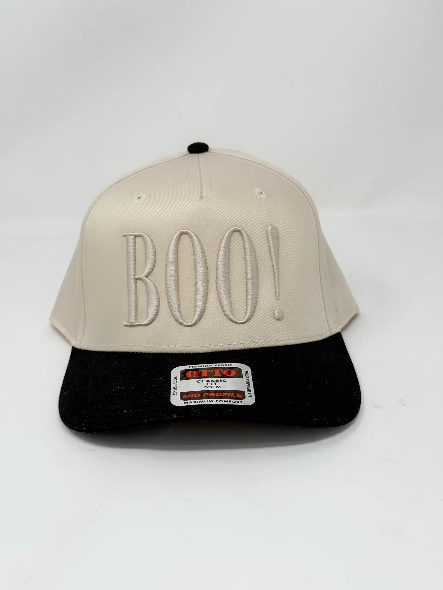 Boo! Canvas Trucker Hat - Accessories - Hats - Pierce & Pine