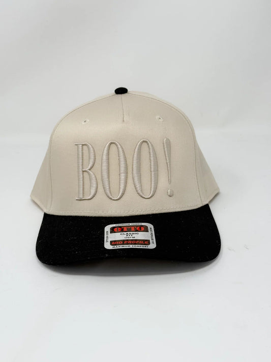 Boo! Canvas Trucker Hat - Accessories - Hats - Pierce & Pine