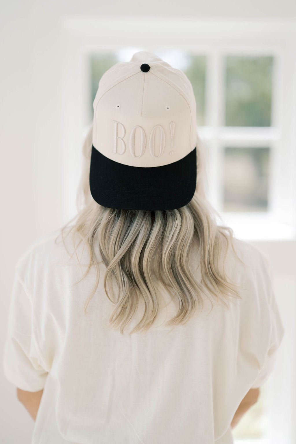 Boo! Canvas Trucker Hat - Accessories - Hats - Pierce & Pine