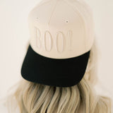 Boo! Canvas Trucker Hat - Accessories - Hats - Pierce & Pine