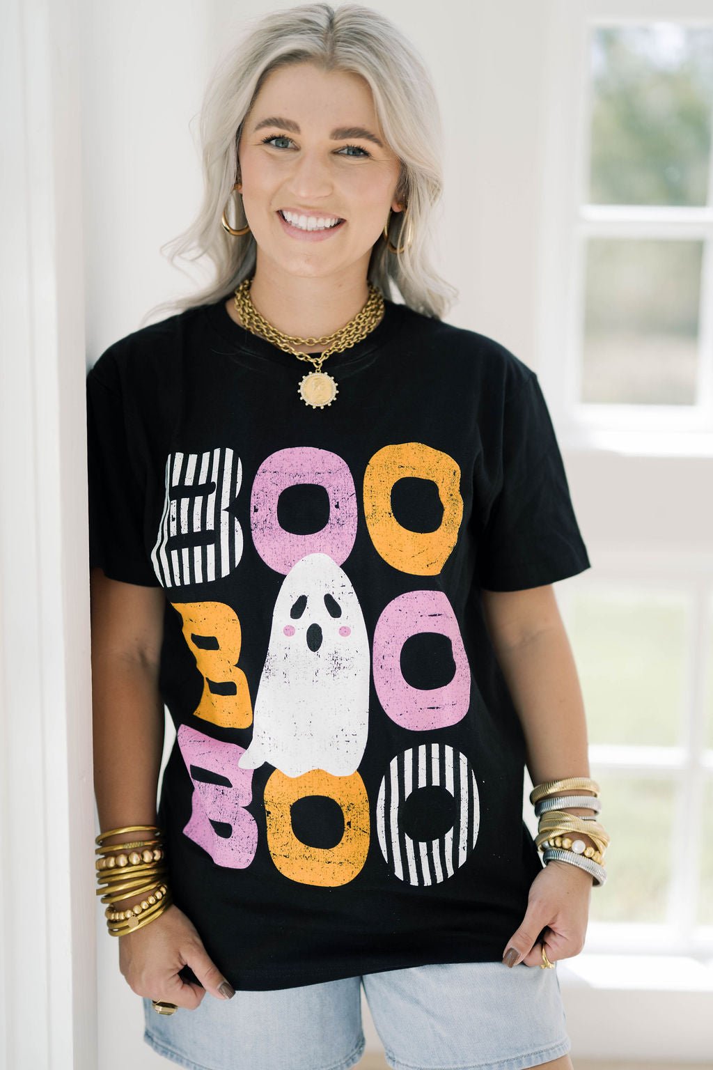 BOO Halloween Tee - Tops - Tees - Pierce & Pine