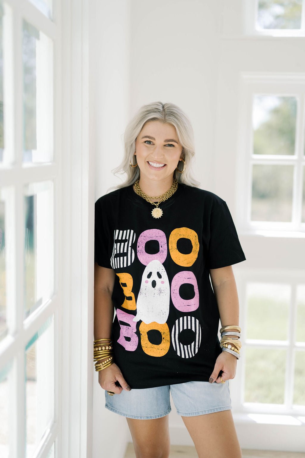 BOO Halloween Tee - Tops - Tees - Pierce & Pine