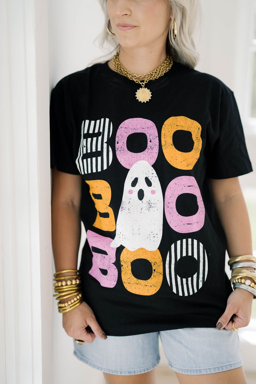 BOO Halloween Tee - Tops - Tees - Pierce & Pine