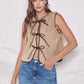 Boot Scootin' Leather Trim Fur Vest - Outerwear - Vests - Able