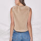 Boot Scootin' Leather Trim Fur Vest - Outerwear - Vests - Able