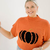 Bootiful Sleeveless Pumpkin Sweater - Tops - Sweaters - And The Why