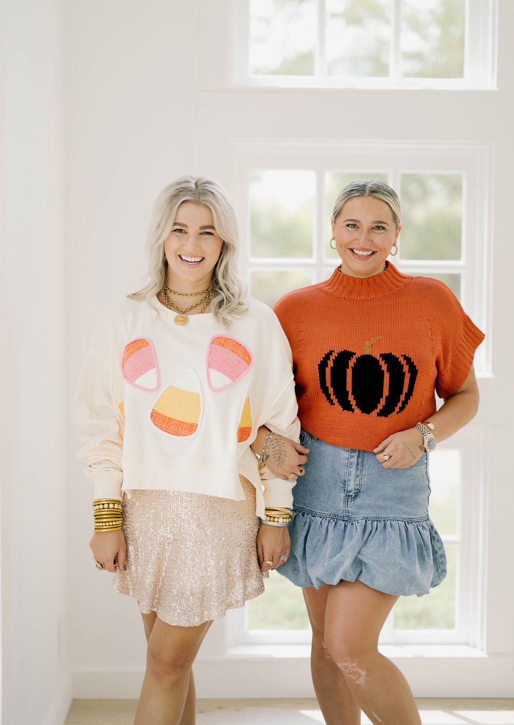 Bootiful Sleeveless Pumpkin Sweater - Tops - Sweaters - And The Why