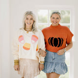 Bootiful Sleeveless Pumpkin Sweater - Tops - Sweaters - And The Why