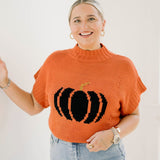 Bootiful Sleeveless Pumpkin Sweater - Tops - Sweaters - And The Why
