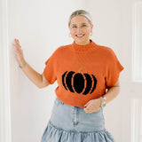 Bootiful Sleeveless Pumpkin Sweater - Tops - Sweaters - And The Why
