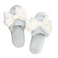 Bow Furry Lounge Slippers - Loungewear - Bella Sleep & Spa