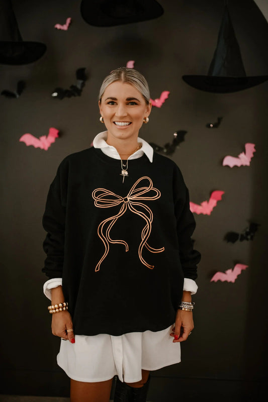 Bow Sweatshirt - Tops - Sweatshirts - Summer Tees