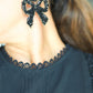 The Most Beautiful Beaded Bow Earrings! Add feminity, elegance, and grace to your Holiday outfit with these handcrafted bow earrings made with crystals, beads, and silk thread. They have a perfect size! Exclusively made by our talented artisans.