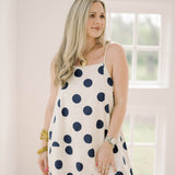 Breezy Chic Dot Dress - Dresses - Peach Love CA