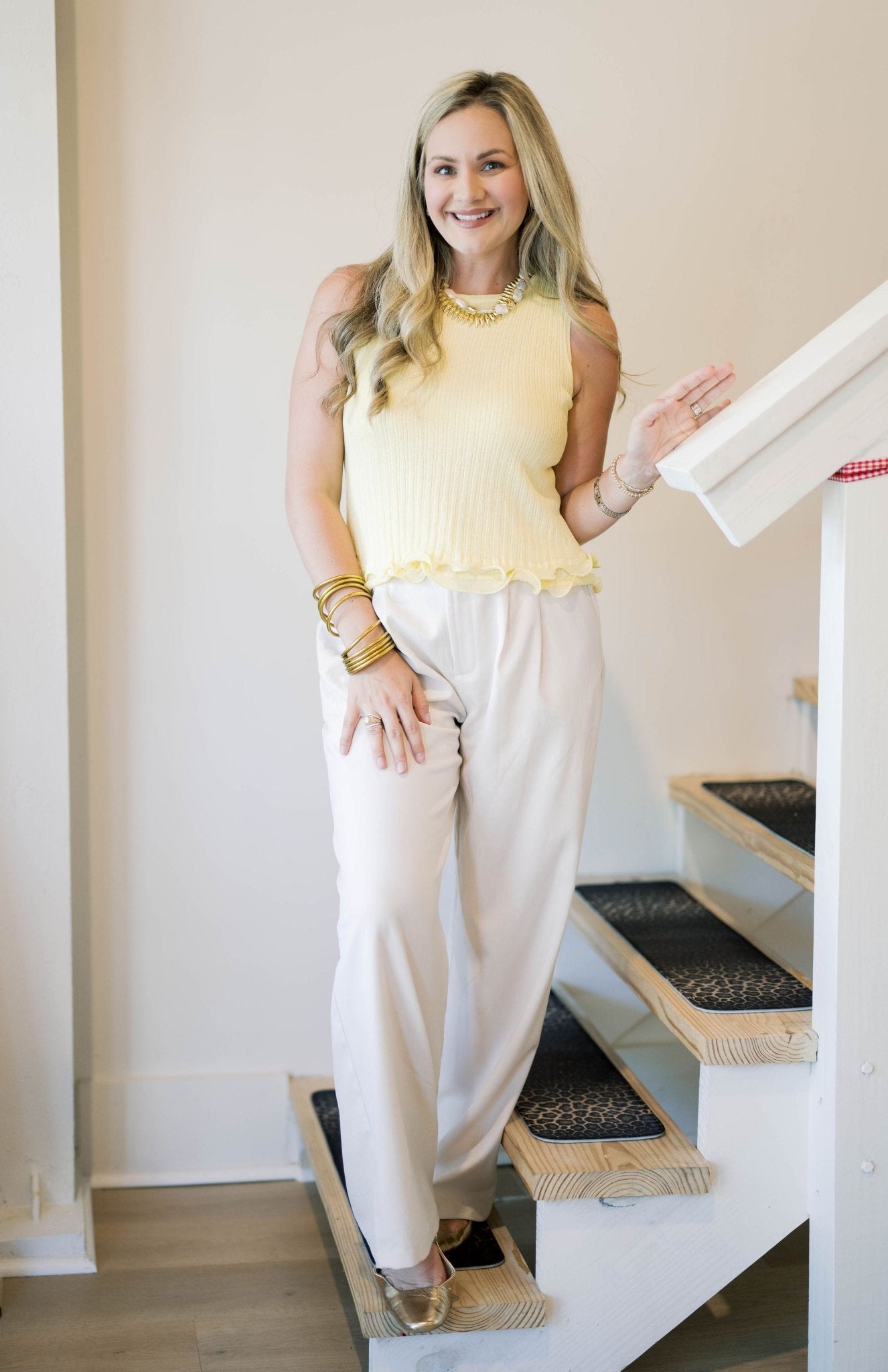 Bright Side Ruffled Tank Top - Tops - Tanks - Needii
