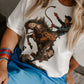 Bronc Rider Cropped Tee
