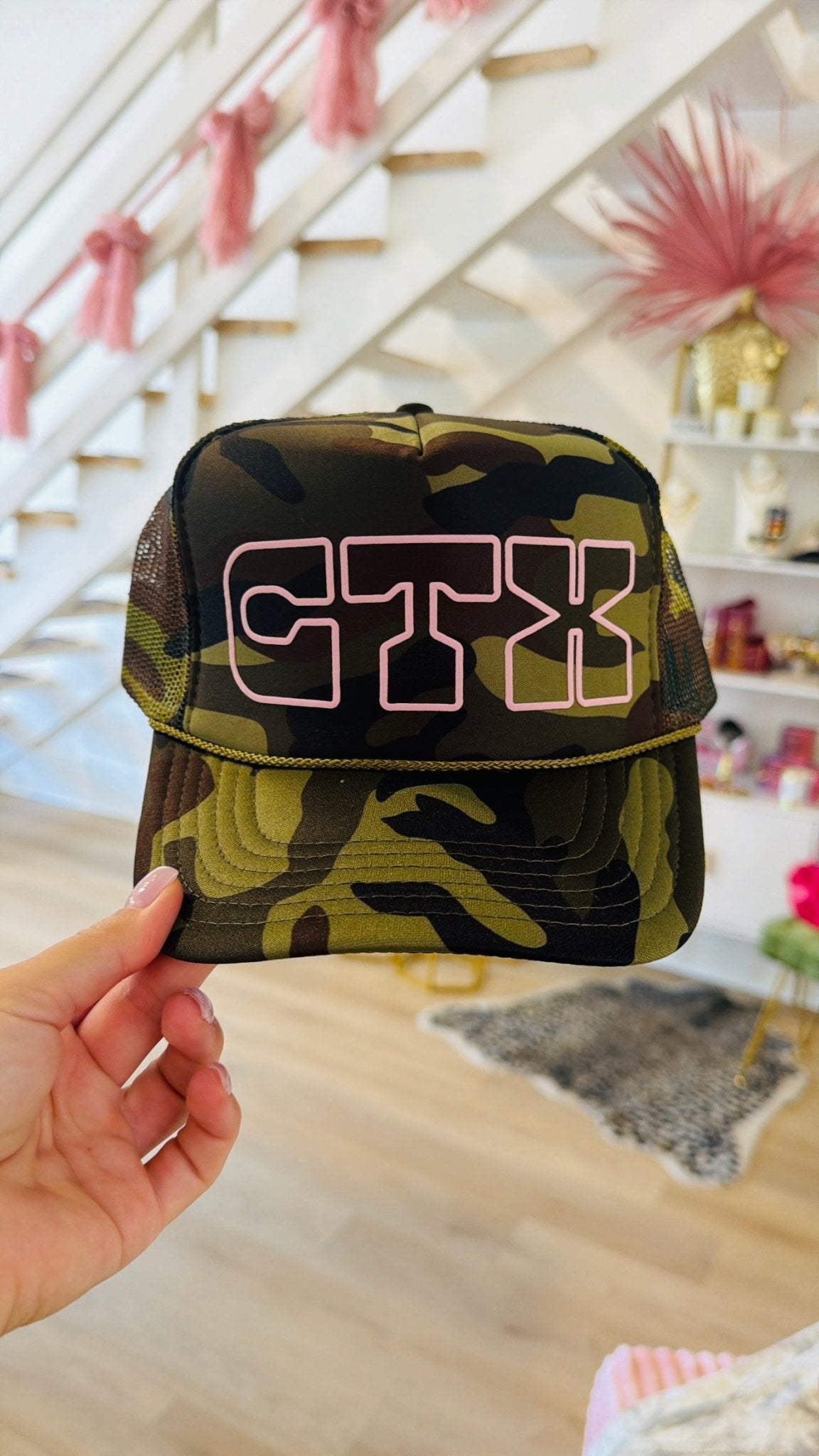 Camo CTX Foam Trucker Hat - Accessories - Hats - Summer Tees