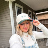 Can’t Afford to be Here Canvas Trucker Hat - Accessories - Hats - Happiest