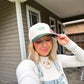 Can’t Afford to be Here Canvas Trucker Hat - Accessories - Hats - Happiest