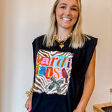 Cardinals Scraps Zebra Muscle Tee - Tops - Tees - Summer Tees