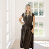Casual Stroll Corduroy Midi Dress - Dresses - She & Sky