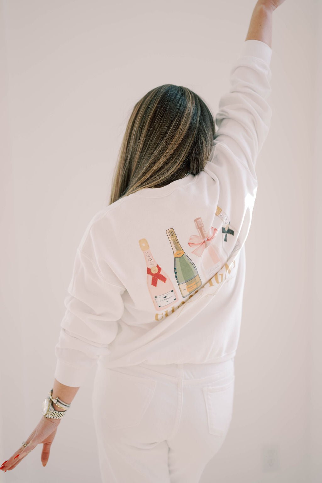 Champagne Problems Sweatshirt - Tops - Sweatshirts - Summer Tees