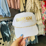 Champagne Problems Gold Chain Trucker Hat - Accessories - Hats - Summer Tees