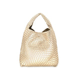 Champagne Woven Medium Tote - Accessories - Totes - BC Bags