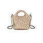 Champagne Woven Mini Clutch Crossbody - Accessories - Purses & Handbags - BC Bags