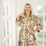 Charm & Chic Floral Dress - Dresses - She & Sky