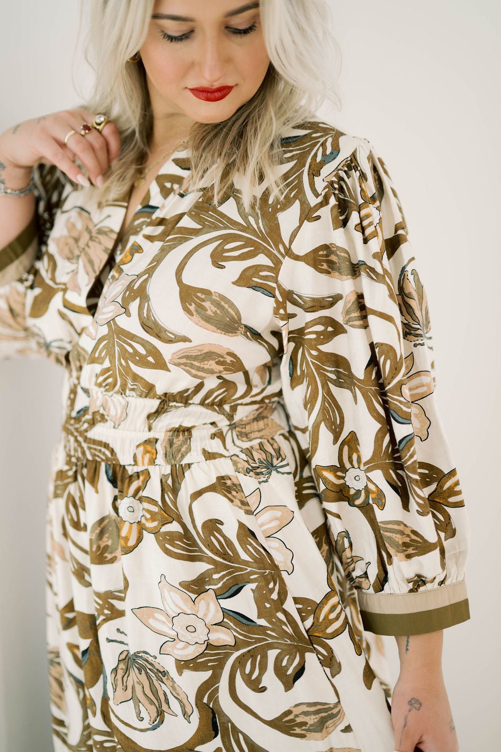 Charm & Chic Floral Dress - Dresses - She & Sky