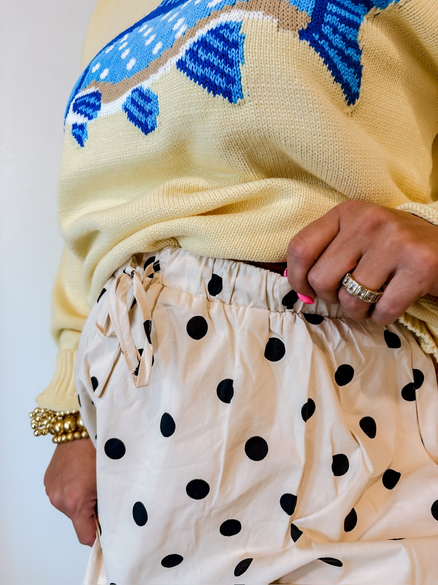 Chasing Stars Dot Maxi Skirt - Bottoms - Skirts - Wishlist