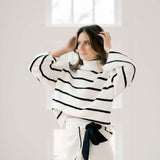 Chasing Stripes Top - Tops - Sweaters - Blu Pepper