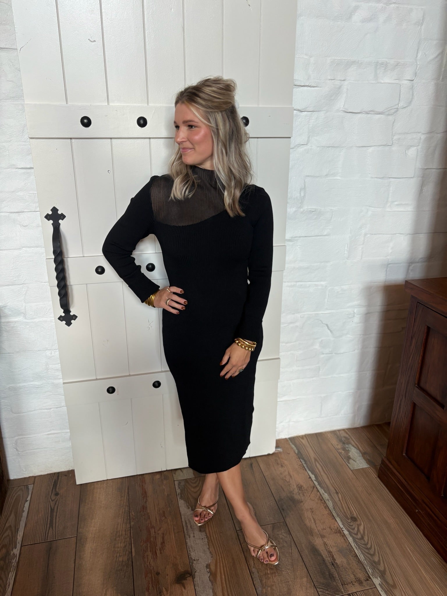 Chic Look Midi Sweater Dress - Dresses - Able