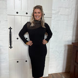 Chic Look Midi Sweater Dress - Dresses - Able
