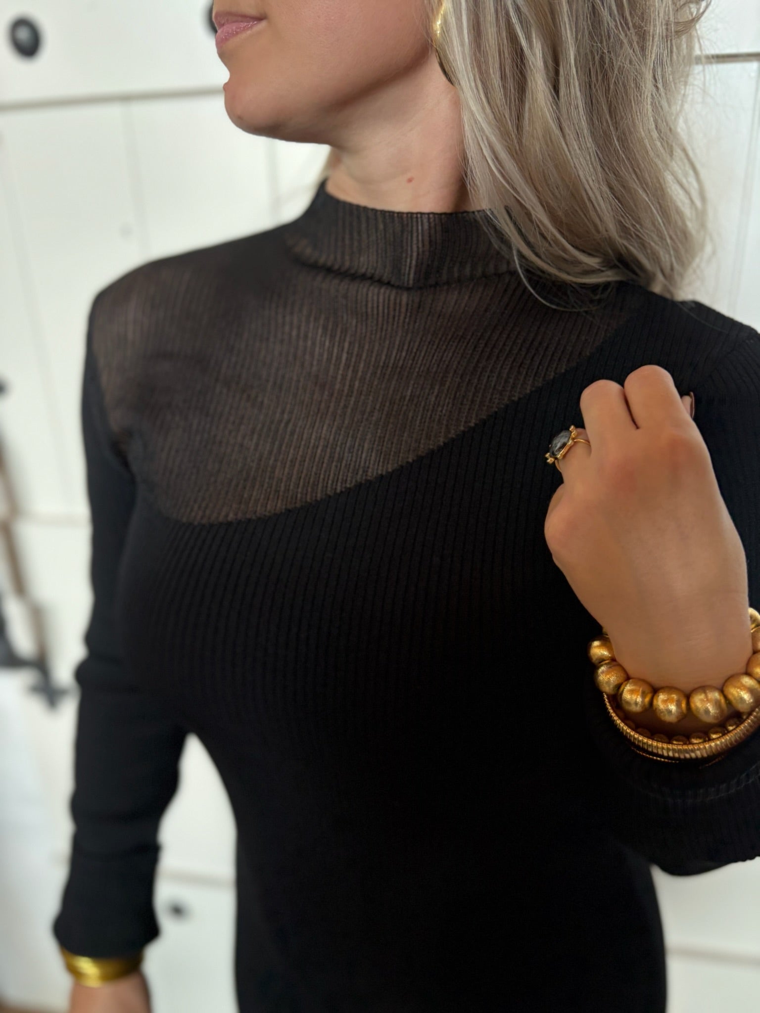Chic Look Midi Sweater Dress - Dresses - Able