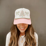 Christmas Tree Pink Chain Trucker Hat - Accessories - Hats - Summer Tees
