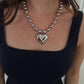 Chunky Heart Necklace - Jewelry - Necklaces - Chansutt Pearls