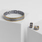 Chunky Two - Tone Watch Band Bracelet - Jewelry - Bracelets - Brenda Grands Jewelry
