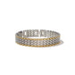 Chunky Two - Tone Watch Band Bracelet - Jewelry - Bracelets - Brenda Grands Jewelry