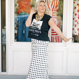 City Nights Dot Skirt - Bottoms - Skirts - She & Sky
