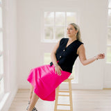 City Noir Sweater Tank Top - Tops - Sweaters - She & Sky