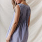 Classic Charm Pearl Denim Romper - Rompers - Peach Love CA
