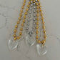 Clear Heart Beaded Necklace - Jewelry - Necklaces - Chansutt Pearls