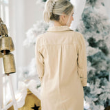 Coffee Shop Days Shirt Dress - Dresses - She & Sky