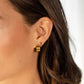 Small Colorful Crystal Huggie Earrings - Jewelry - Earrings - Brenda Grands Jewelry