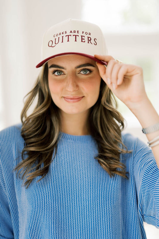Corks Quitters Canvas Hat - 
