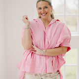 Cosmos & Kisses Oversized Top - Tops - Blouses - Q2