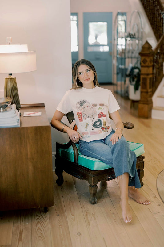 Cowgirl Junky Cropped Tee - Tops - Tees - Summer Tees