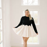 Crisp Air Mini Two Tone Dress - Dresses - Heyson